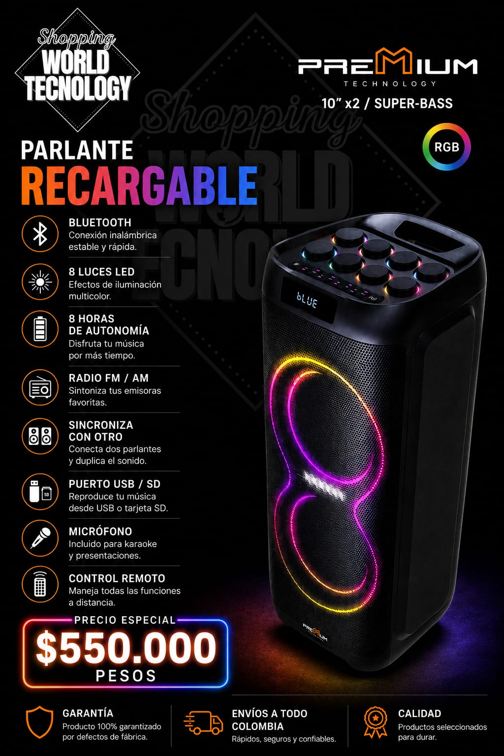 Parlante Recargable en oferta